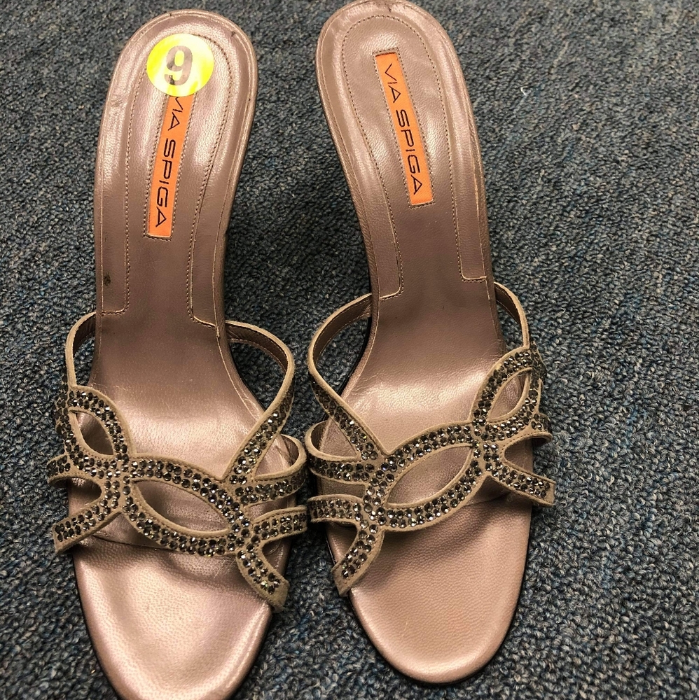 Women's Via Spiga Studded Heels